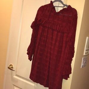 Red H&M Christmas dress!!